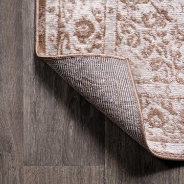 Perfect rosalia Cottage Medallion Area Rug